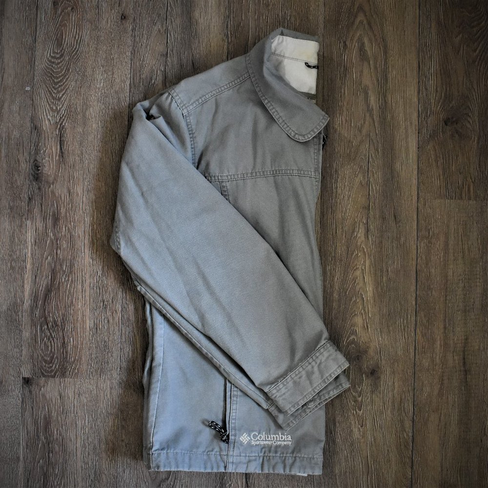 Columbia Sage Green Zip Up Outdoor Utility Jacket